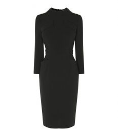 MILITARY LONG SLEEVE DRESS at Karen Millen